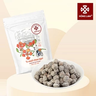 Ô mai Xí muội chua ngọt Hồng Lam túi zip 80g - Vị chua mặn ngọt