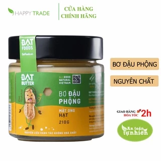 Bơ đậu phộng tự nhiên có hạt Đạt Butter (240g)