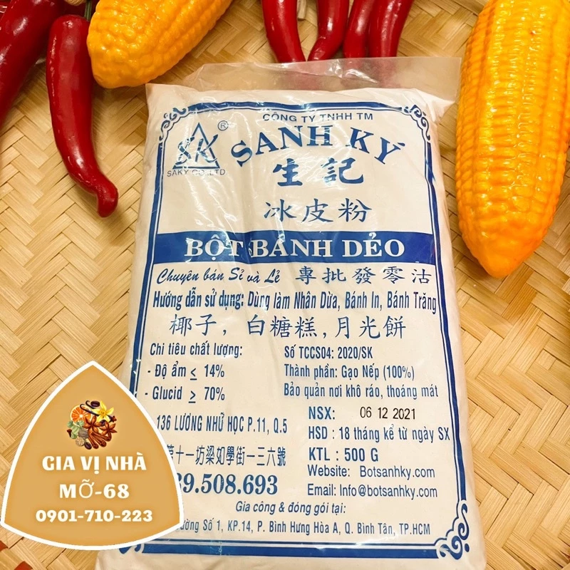 Bột bánh déo nhân Sanh Ký - Gói  500gr-1kg