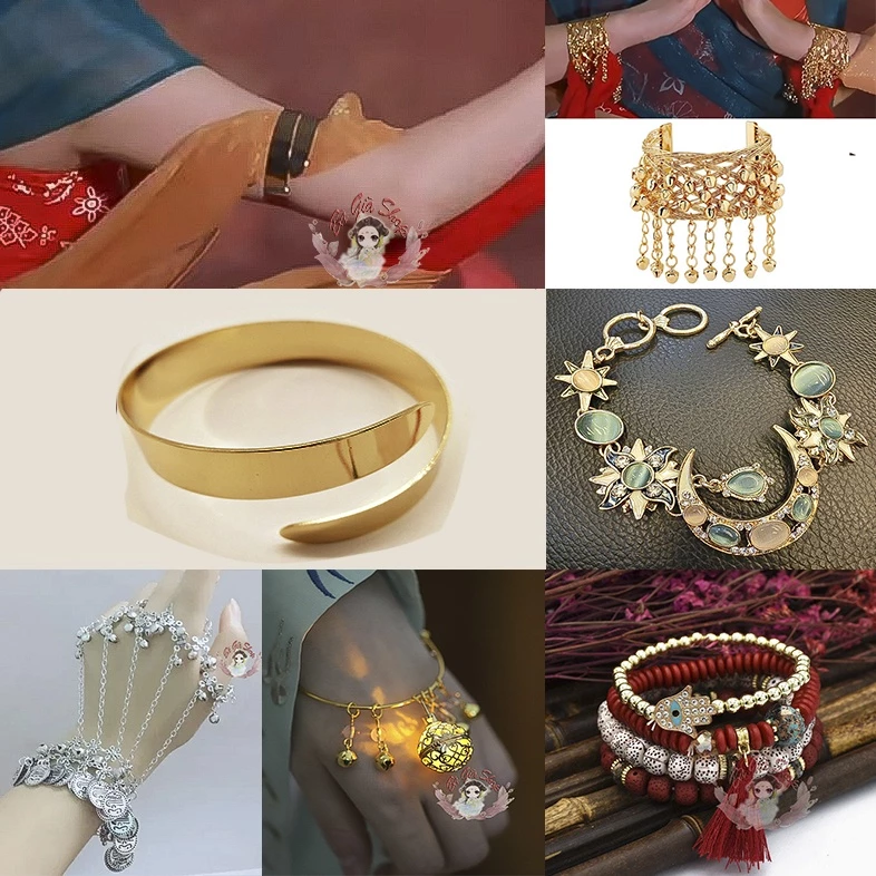 [Nhiều mẫu] Vòng tay lắc tay vòng bắp tay múa đôn hoàng