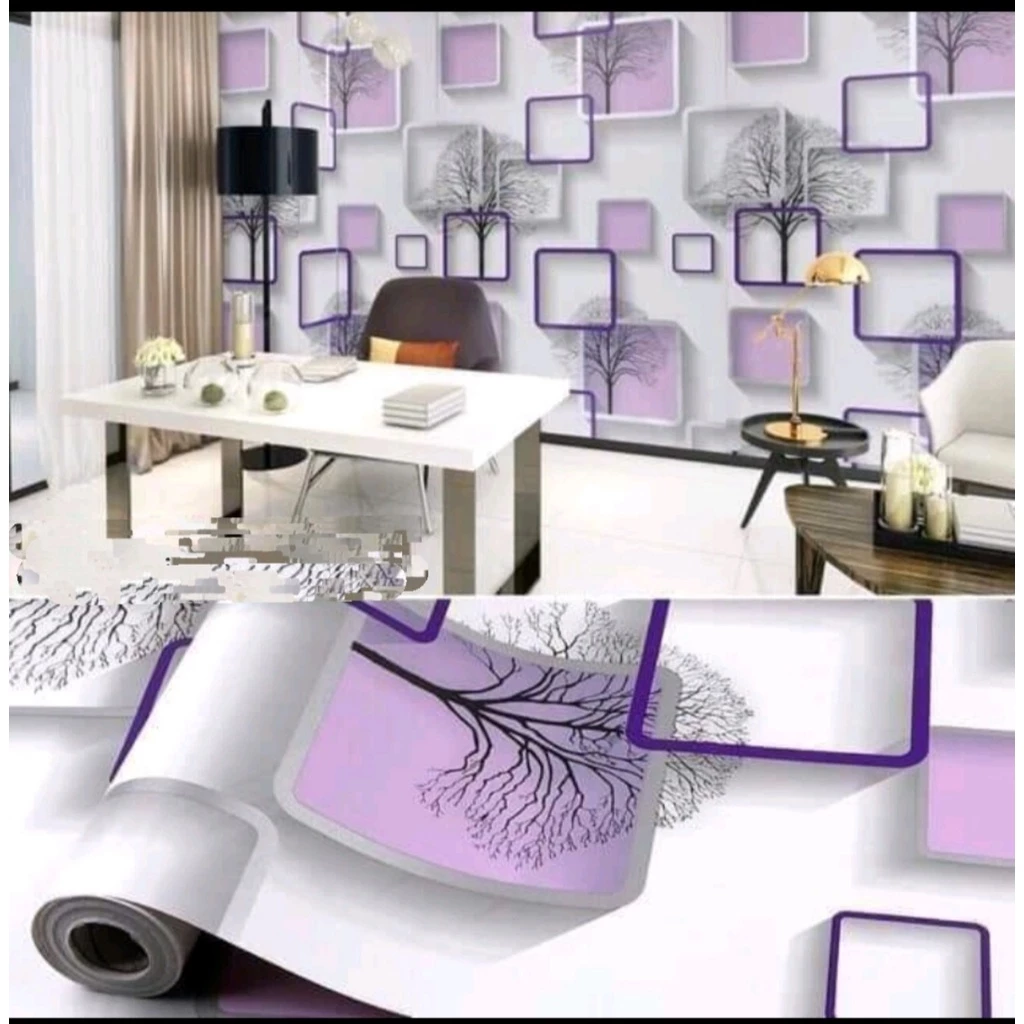 10m Giấy dán tường (decal cuộn) Ô tím