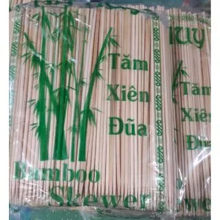 [Bịch 500g] Xiên tre đầu nhọn - Tăm xiên