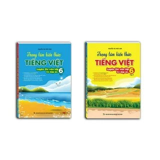 Sách - Combo 2c Trọng tâm kiến thức tiếng việt (luyện thi vào lớp 6) 2 tập (có đáp án)