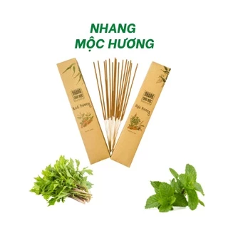 [Mua 5 giảm 10%] Nhang Mộc Hương Green Farm nhang sạch ít khói nhang không hóa chất