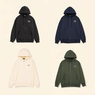 Hoodie Zip Basic - Áo khoác nỉ dây kéo mũ to form rộng 21pounds