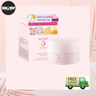 Kem dưỡng trắng da ban đêm Senka White Beauty Glow Gel Cream 50g