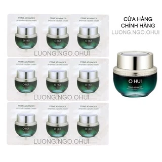 Gói kem Ohui dưỡng trắng, căng bóng và chống lão hoá Ohui Prime Advancer Ampoule Capture Cream