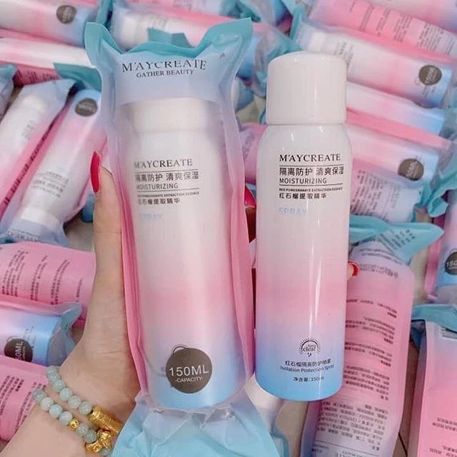 [Có sẵn] Xịt chống nắng Maycreate 150ml -cáp sạc iphone