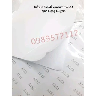 50 tờ giấy in ảnh Đề can kim mai ,pho to A4.