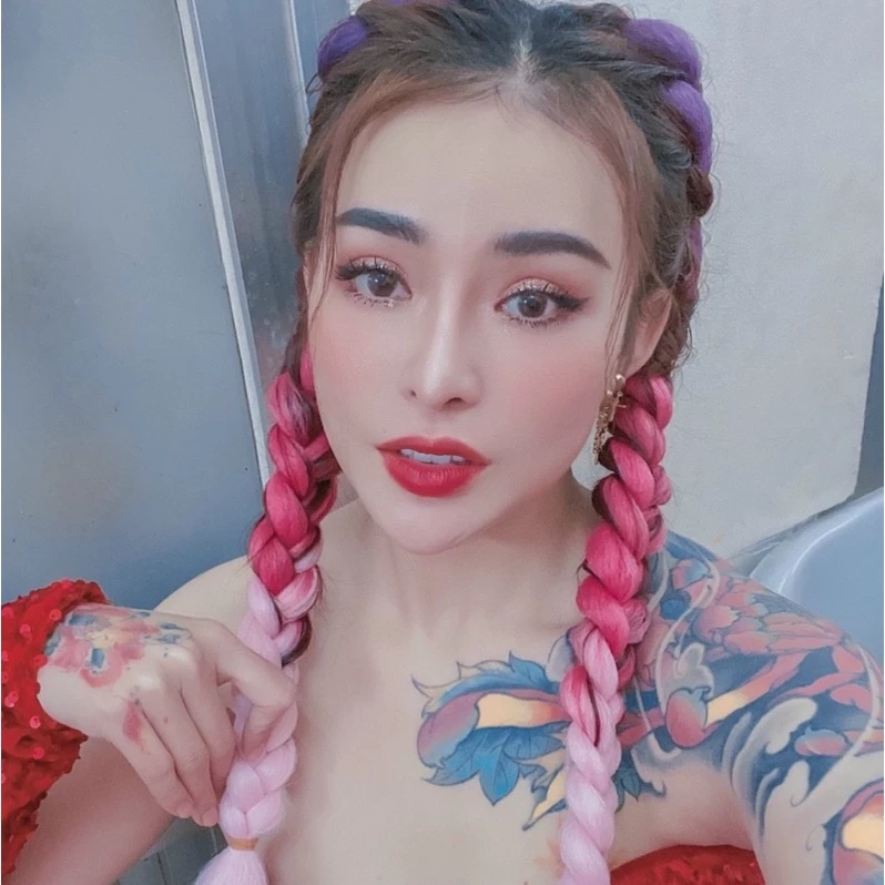 tóc giả tết bím rít