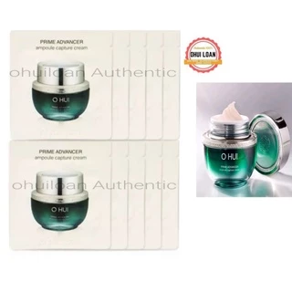 Combo 50 gói kem chống lão hóa Ohui phyto vital Prime Advancer ampoule capture cream