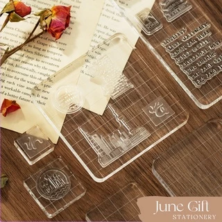 Cán Dấu Acrylic Trong Suốt Dùng Cho Clear Stamp