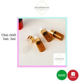 Chai chiết serum, tế bào gốc 3ml và 5ml