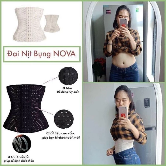 Đai nịt bụng NOVA - hàng chính hãng NK Nhật Bản 100% ( ảnh thật)