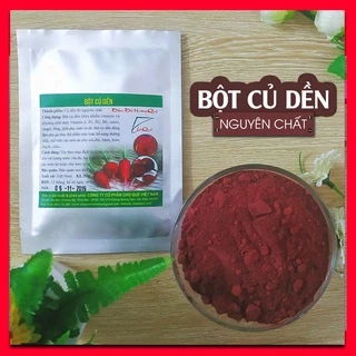 Bột Củ Dền Đỏ Gói (50g, 20gr, 10gr) nguyên chất 100% tạo màu đỏ hồng cho thực phẩm bánh kẹo, đồ uống