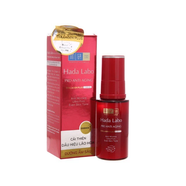 Tinh chất Hada Labo Pro Anti Aging α Lifting Essence dưỡng da cải thiện lão hóa da 30ml