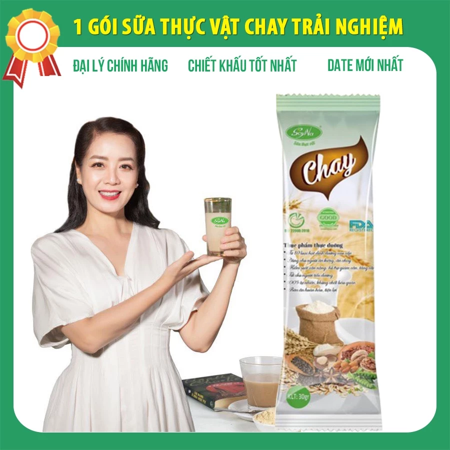 1 gói Sữa Thực Vật Chay SoyNa dùng thử trải nghiệm