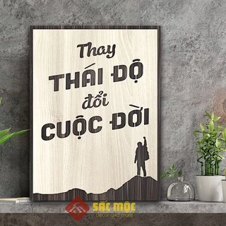 Tranh tạo động lực TDL009 - Thay thái độ đổi cuộc đời