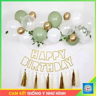 SET bóng trang trí sinh nhật Handmade Hàn Quốc tại nhà cho bé phong cách iNs