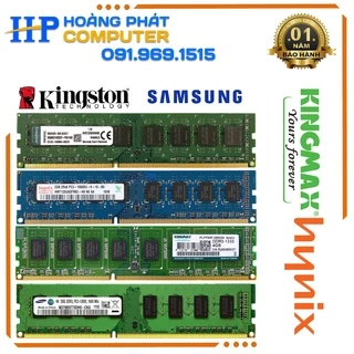 RAM DDR3 4G 8G BUSS 1333 1600 Kingmax Kington Gkill cho PC máy tính bàn