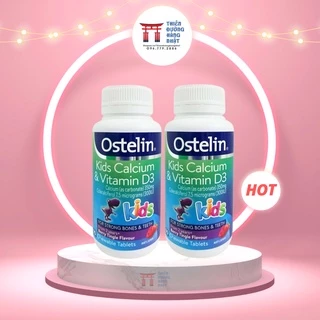 Canxi Khủng long Viên Ostelin Kids Calcium & Vitamin D3 của Úc cho bé 90 viên