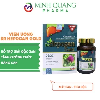 Viên uống HEPOGAN GOLD hỗ trợ giải độc gan, mát gan, tiêu độc lọ 30 viên