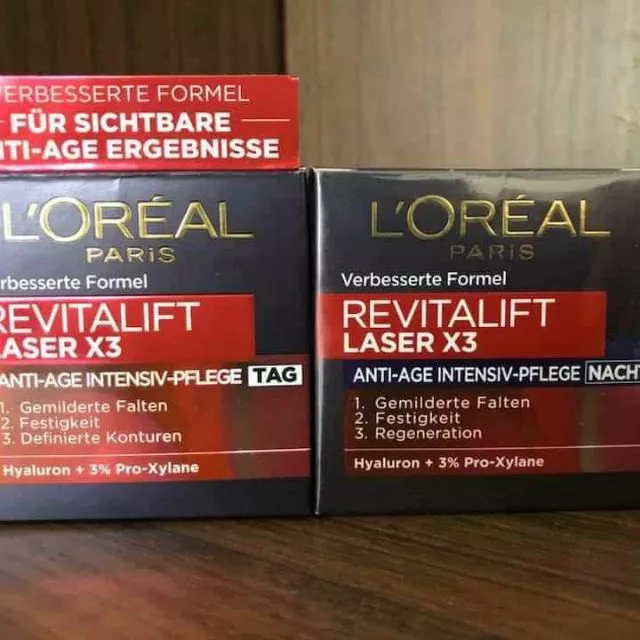 Bộ kem dưỡng chống nhăn và lão hóa Loreal Laser X3