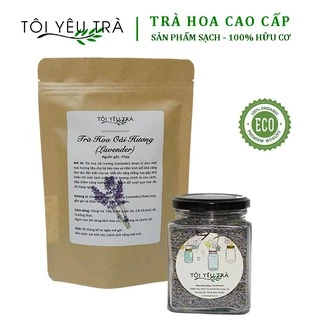 Trà Hoa Oải Hương Lavender Thảo Mộc Hữu Cơ Thơm Ngon Dễ Uống Từ Tôi Yêu Trà