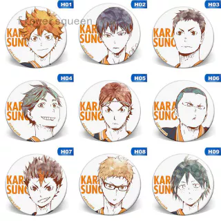 flowersqueen Huy Hiệu Cài Áo Hình Anime Haikyuu