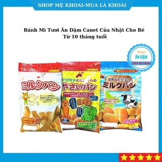 Bánh Mì Tươi Ăn Dặm Canet Của Nhật Cho Bé Từ 10 tháng tuổi