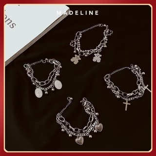 Bộ sưu tập vòng đeo tay nữ Madeline phong cách hiện đại Hàn Quốc cực đẹp