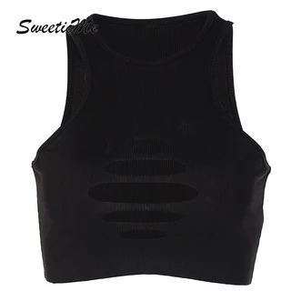 Áo Tank Top Dáng Ôm Kiểu Mới Quyến Rũ Thời Trang Dành Cho Nữ