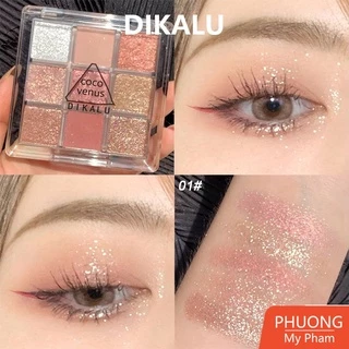 Bảng Phấn Mắt DIKALU 9 ô Coco Venus 9 Color Eyeshadow