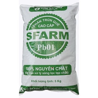 Phân trùn quế SFARM cải tạo đất trồng gói 5kg