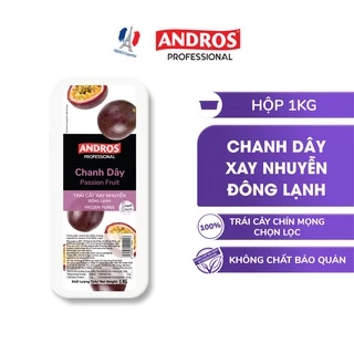 Chanh Dây Xay Nhuyễn Đông Lạnh - Không chất bảo quản - ANDROS Frozen Puree - 1 KG - [Chỉ giao HCM]
