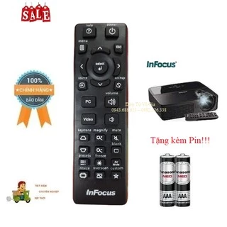 Remote Điều khiển máy chiếu InFocus- Hàng chính hãng mới 100% Tặng kèm Pin