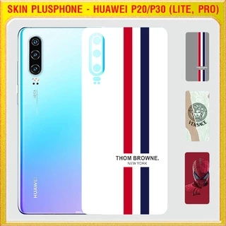 Dán Skin cho mặt sau Huawei P20, P20 Pro, P30, P30 Lite, P30 Pro mẫu Thom Browne