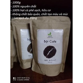 Bột cà phê enema 1000g Viet Healthy nguyên chất hữu cơ, detox thải độc ruột và đại tràng