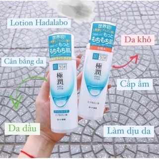 Nước hoa hồng Hada Labo/ Hadalabo 170ml nội địa Nhật Bản (chai trắng)