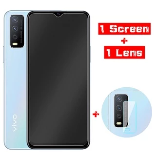 Cường lực nhám + kính lens Vivo U10 V11 V11i S1 Pro Y51 Y12S Y11 Y12 Y15 Y17 Y19 Y93 Y91 Y91I Y91C Y30 Y50 Y20 Y20S V20