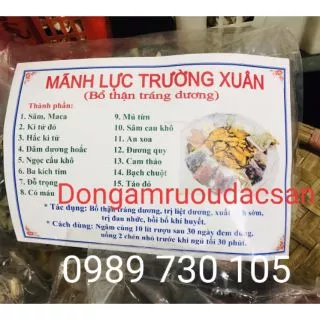 MÃNH LỰC TRƯỜNG XUÂN THANG 1KG