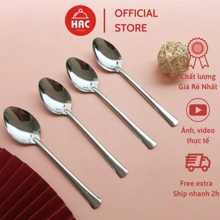 Thìa inox cán dài, muỗng inox siêu rẻ 18.7cm súp Sài Gòn rẻ