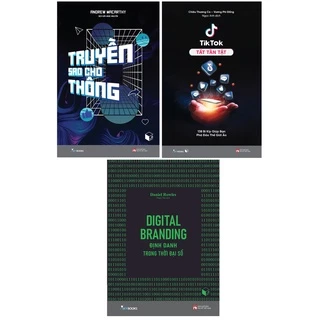 Sách - Combo 3 Cuốn: Truyền Sao Cho Thông + TikTok Tất Tần Tật + Digital Branding