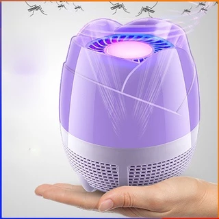 Đèn bắt muỗi thông minh hình bông sen kiêm đèn ngủ đa năng cao cấp 2022