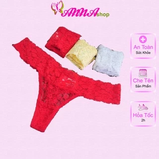 Quần lót nữ sexy lọt khe ren cao cấp, trẻ trung, thoải mái, thoát mát (MS 03016) Anna Shop