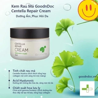 Kem dưỡng rau má phục hồi da GoodnDoc