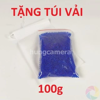 Gói 100g Hạt hút ẩm chỉ thị màu cho máy ảnh