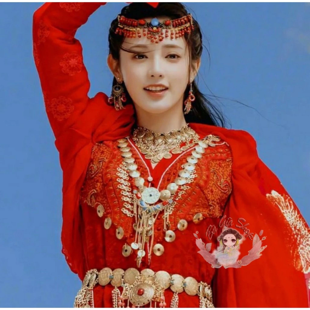 Trang sức vòng cổ đai lưng trang trí hán phục cổ trang