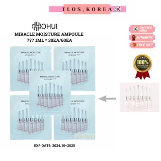 30 or 60 gói Ampoule ohui hồng  Miracle Moisture Ampoule 777 1ml