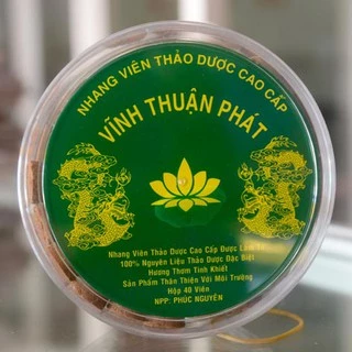 Hộp trầm hương Vĩnh Thuận Phát 40 viên trầm